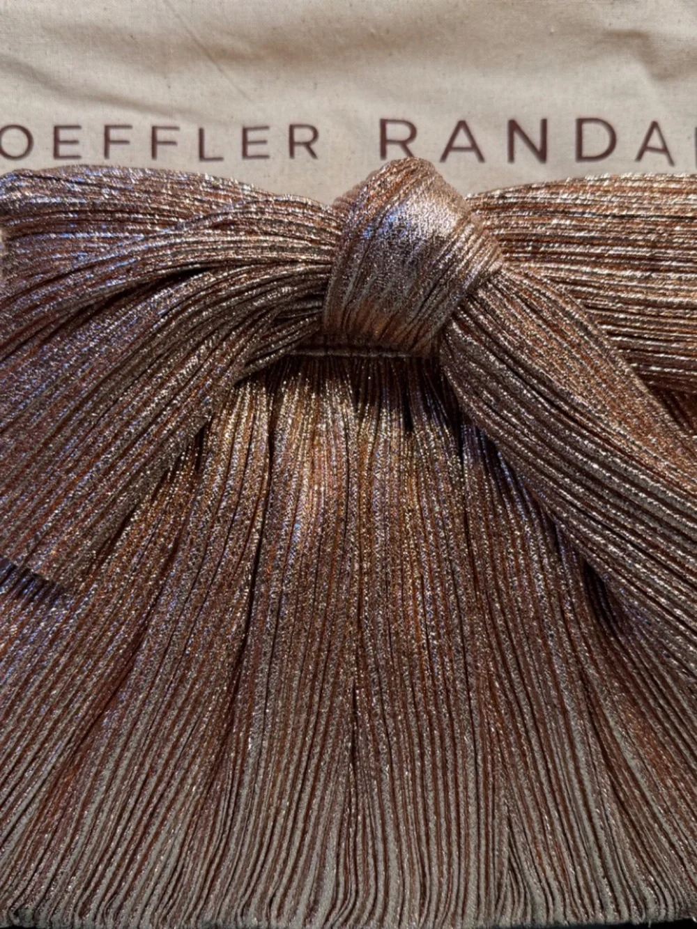 Loeffler Randall Rayne clutch in Dune